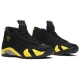 نایک ایرجردن 14 اورجینال Air Jordan 14 Thunder Retro black yellow 