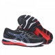 کفش اورجینال اروپایی آسیکس ژل نیمباس 21 Asics Gel-Nimbus 21 - Men Running Shoes (Black/Electric Blue) 1011A169-005